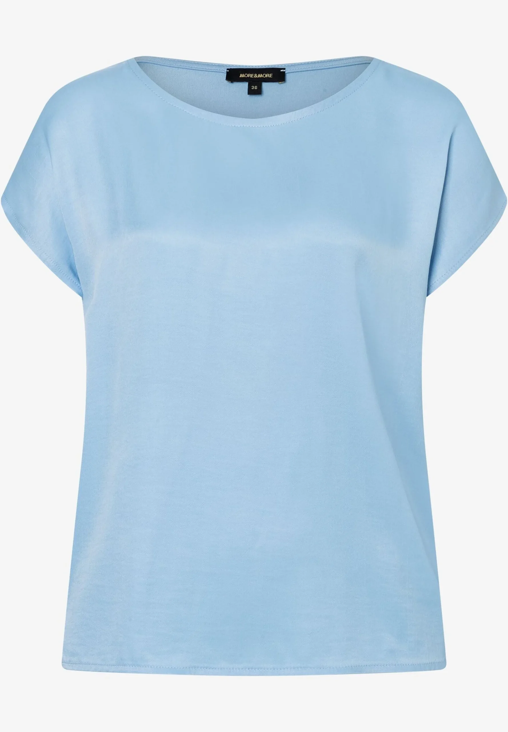 Sale Shirt mit Satinfront, fresh skyblue, Frühjahrs-Kollektion T-shirts - Tops