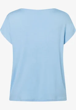 Sale Shirt mit Satinfront, fresh skyblue, Frühjahrs-Kollektion T-shirts - Tops