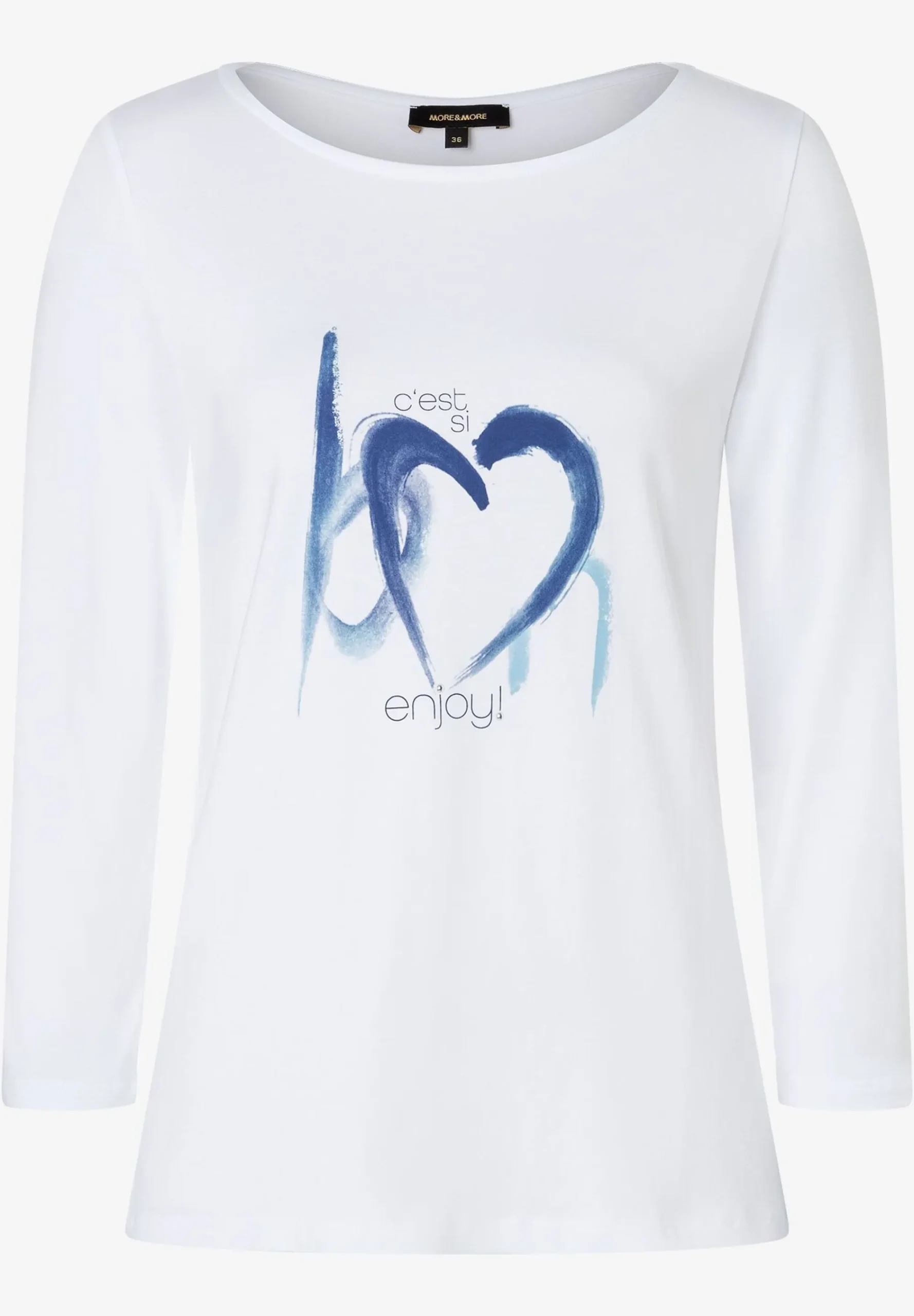 Sale Shirt mit Schriftzug, weiß, Frühjahrs-Kollektion T-shirts - Tops