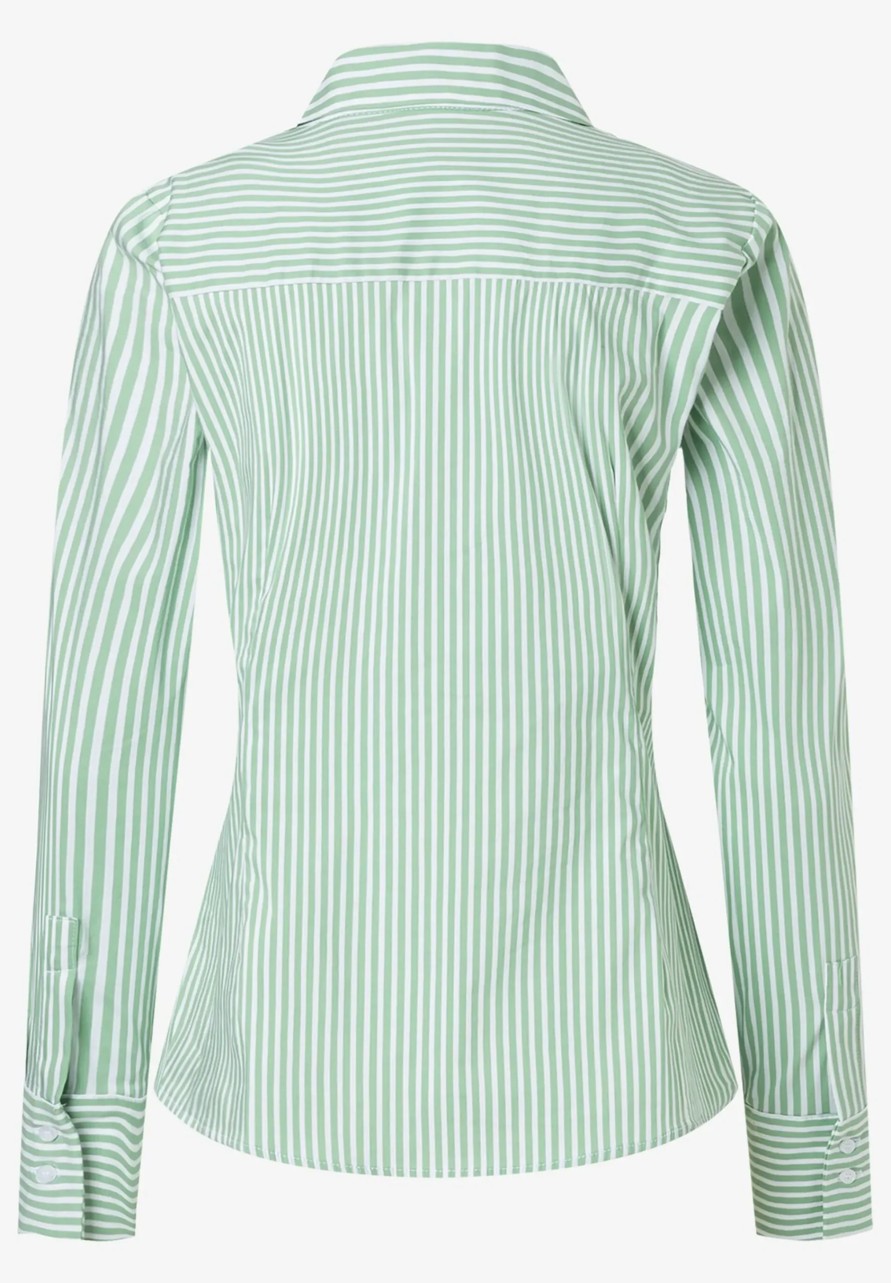 Fashion Streifenbluse, grün/weiß, Frühjahrs-Kollektion Blusen