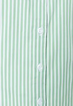 Fashion Streifenbluse, grün/weiß, Frühjahrs-Kollektion Blusen