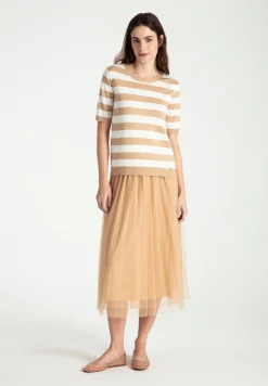 Fashion Streifen-Pullover, /ecru, Frühjahrs-Kollektion Pullover - Strick