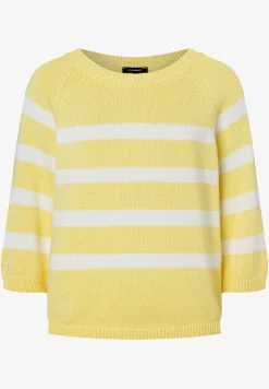 Hot Streifenpullover, /weiß, Frühjahrs-Kollektion Pullover - Strick