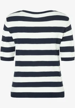 Best Streifenpullover, marine/ecru, Frühjahrs-Kollektion Pullover - Strick