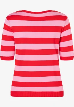 Best Streifen-Pullover, pink/rot, Frühjahrs-Kollektion Pullover - Strick