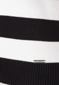 Best Streifenpullover, schwarz/ecru, Frühjahrs-Kollektion Pullover - Strick