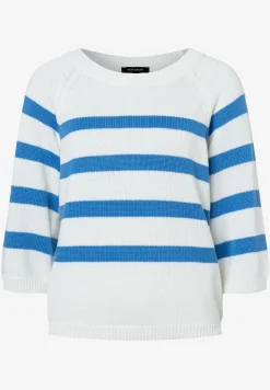 Sale Streifenpullover, weiß/blau, Frühjahrs-Kollektion Pullover - Strick