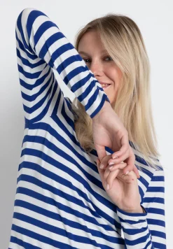 New Streifenshirt, blau/ecru, Frühjahrs-Kollektion T-shirts - Tops