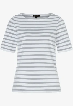 Outlet Streifenshirt, grau/weiß, Frühjahrs-Kollektion T-shirts - Tops