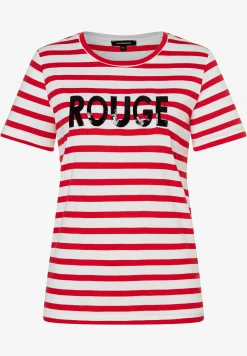 Hot Streifenshirt mit Paillettenschrift, Frühjahrs-Kollektion T-shirts - Tops