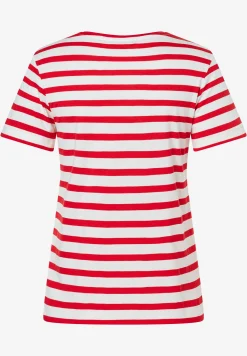 Hot Streifenshirt mit Paillettenschrift, Frühjahrs-Kollektion T-shirts - Tops