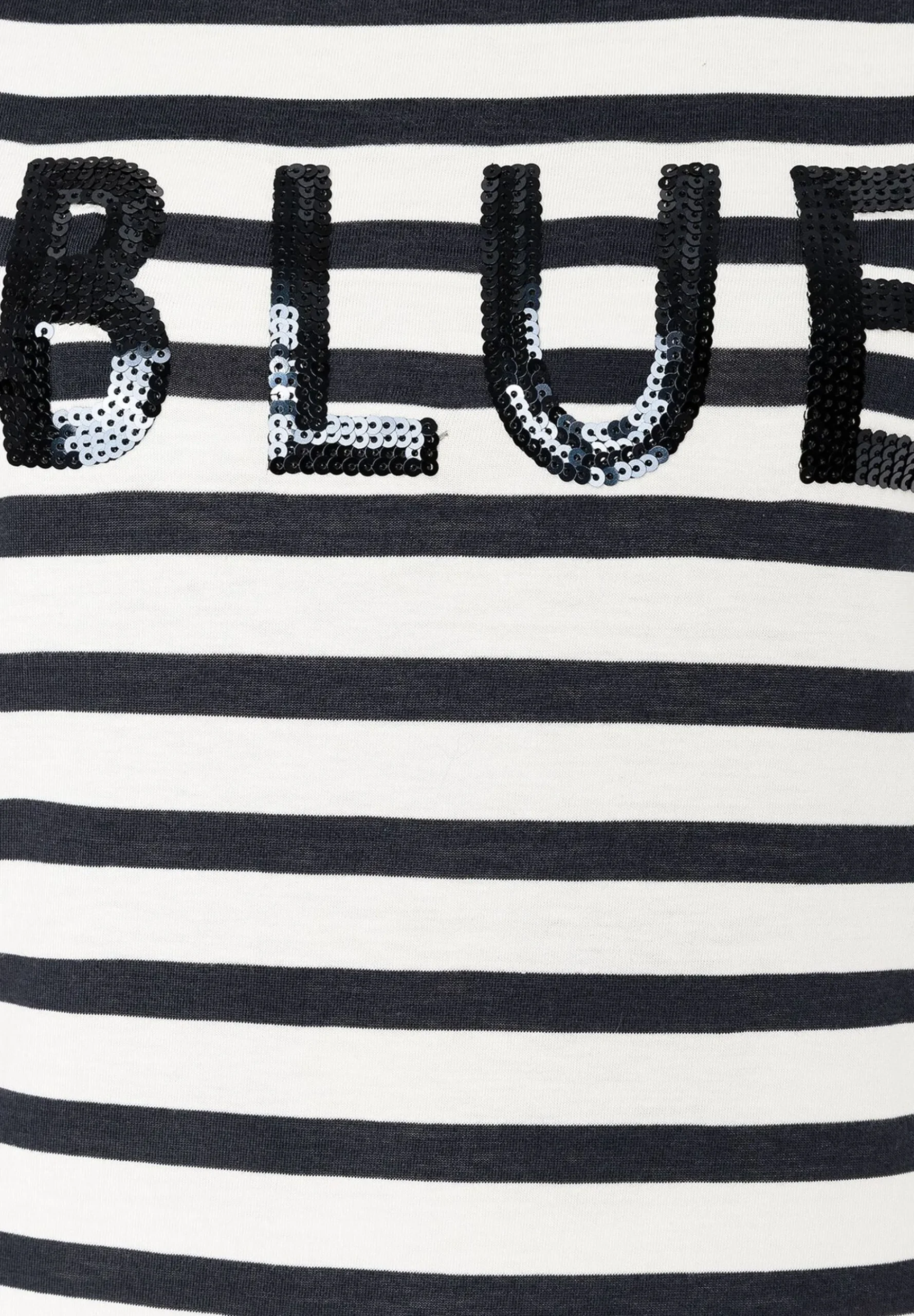 Fashion Streifenshirt mit Paillettenschrift, Frühjahrs-Kollektion T-shirts - Tops