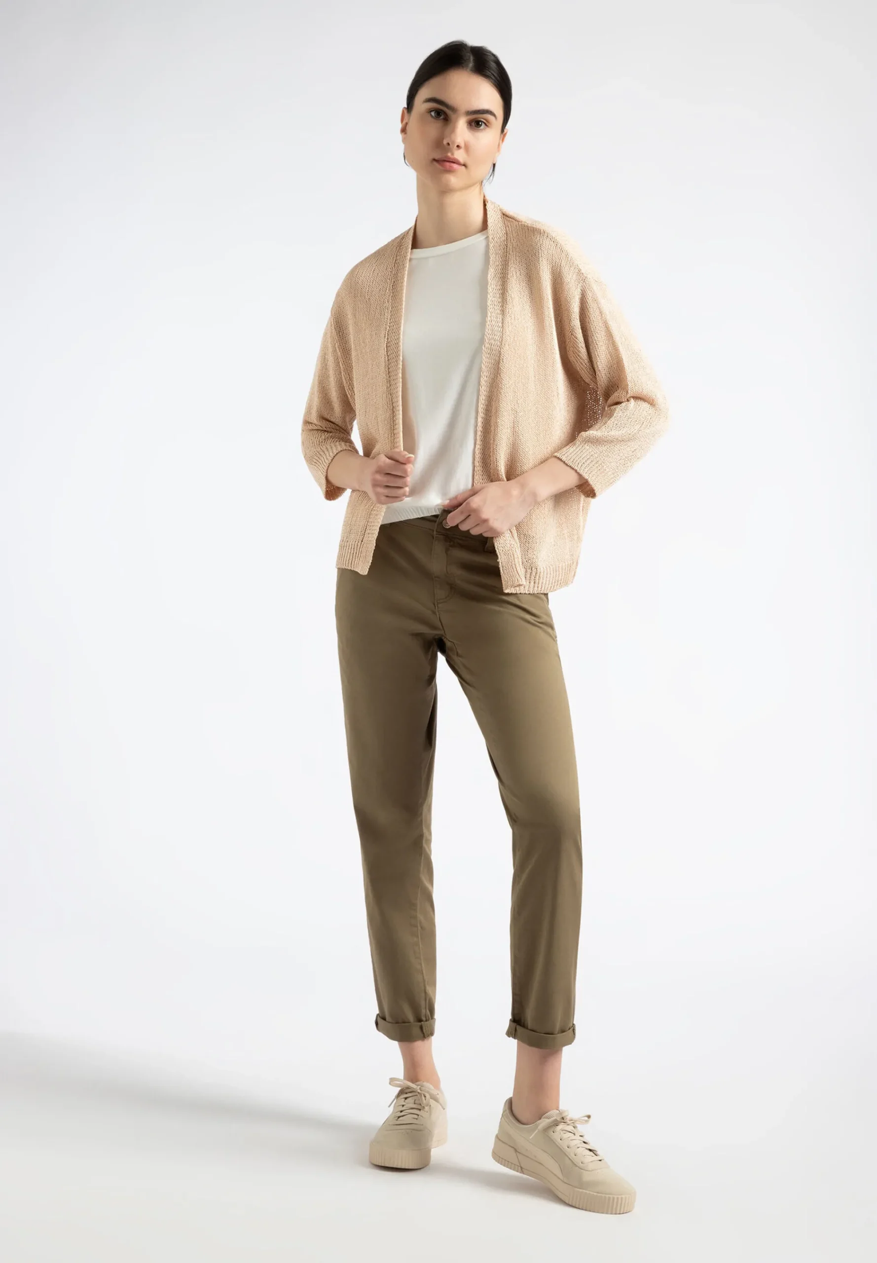 New Strickjacke, sand, Sommer-Kollektion Pullover - Strick