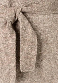 Fashion Strickkleid mit Gürtel, taupe, Herbst-Kollektion Kleider - Jumpsuits
