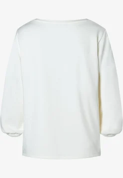 New Sweatshirt mit Blüte, , Frühjahrs-Kollektion Pullover - Strick|T-shirts - Tops