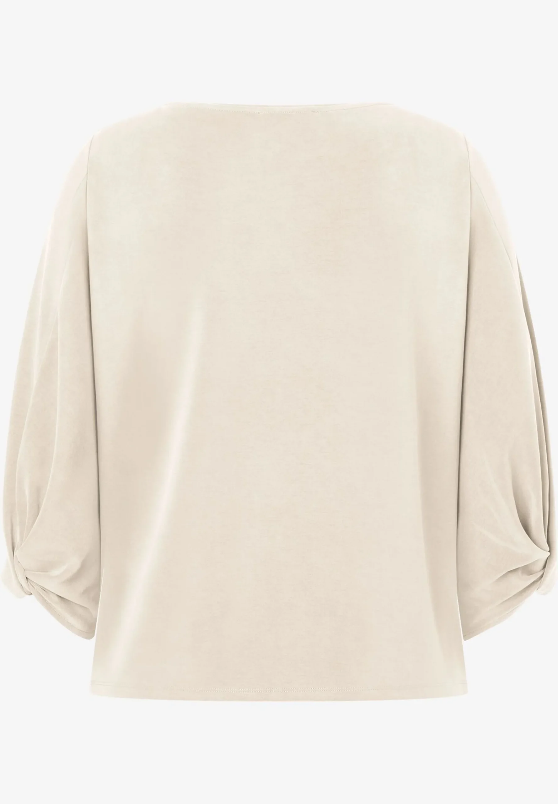 New Sweatshirt mit Knoten-Detail, powder creme, Winter-Kollektion Pullover - Strick|Sweatshirts