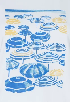 Discount T-Shirt mit Beach-Print, Frühjahrs-Kollektion T-shirts - Tops