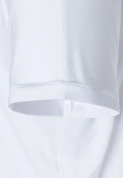 New T-Shirt mit Chiffonkante, weiß, Frühjahrs-Kollektion T-shirts - Tops