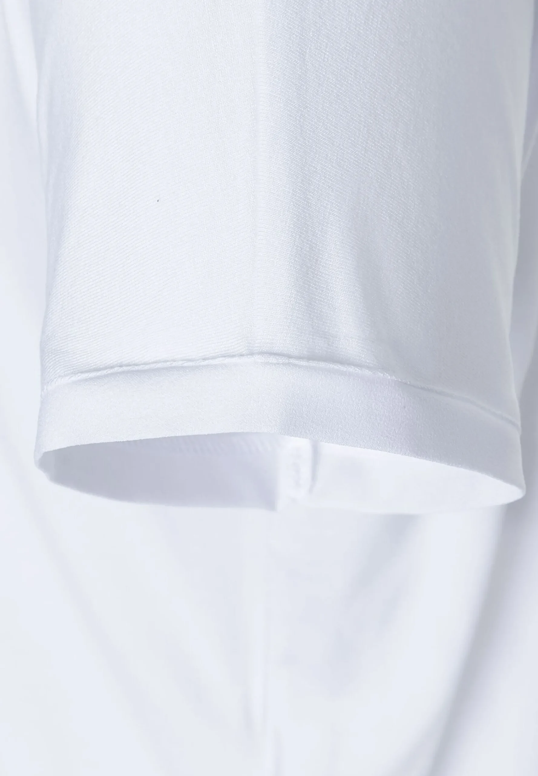 New T-Shirt mit Chiffonkante, weiß, Frühjahrs-Kollektion T-shirts - Tops