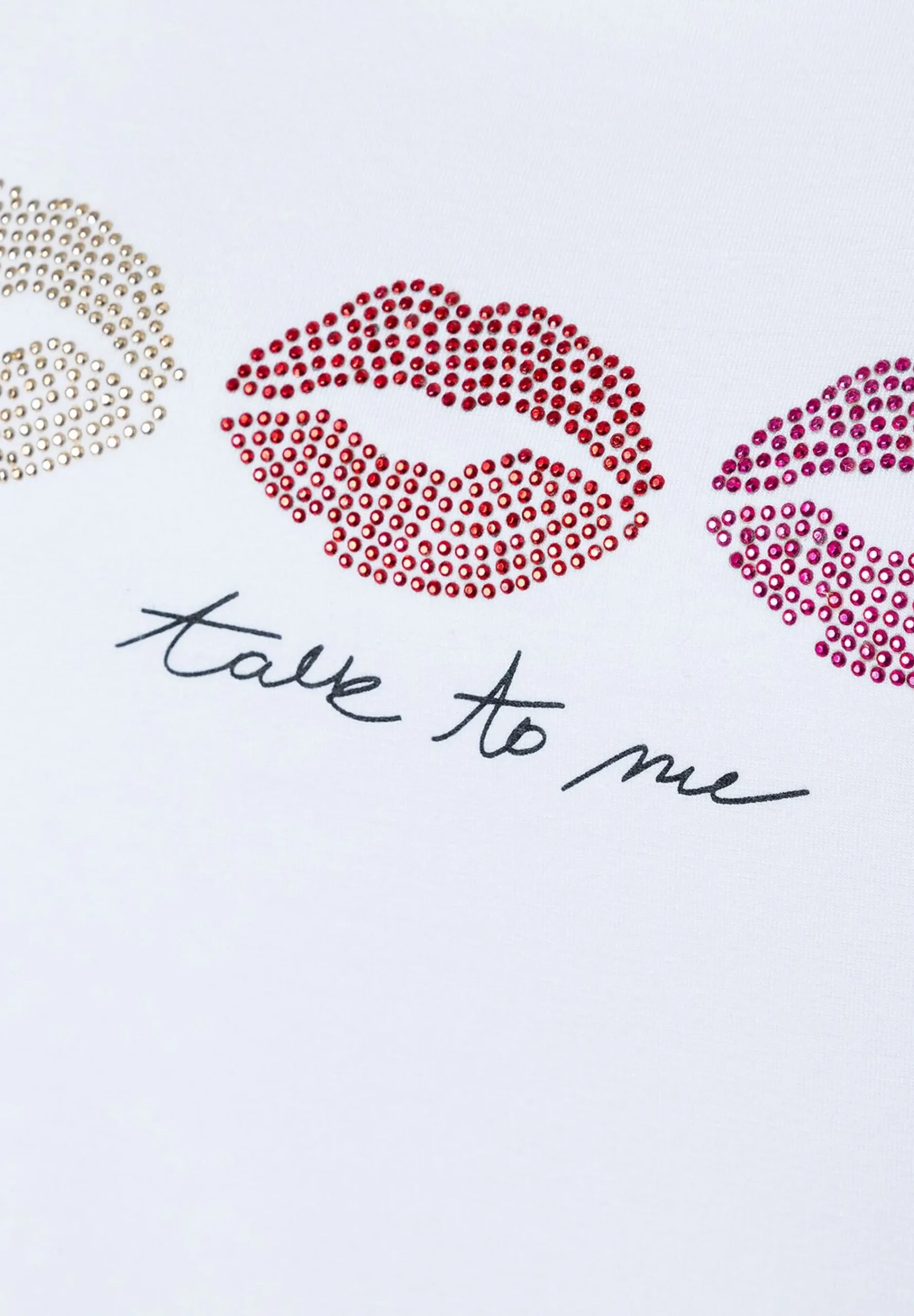 Clearance T-Shirt mit "Kussmund", Frühjahrs-Kollektion T-shirts - Tops