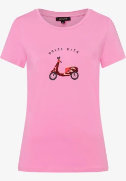 Clearance T-Shirt mit Pailletten-Roller, , Frühjahrs-Kollektion T-shirts - Tops