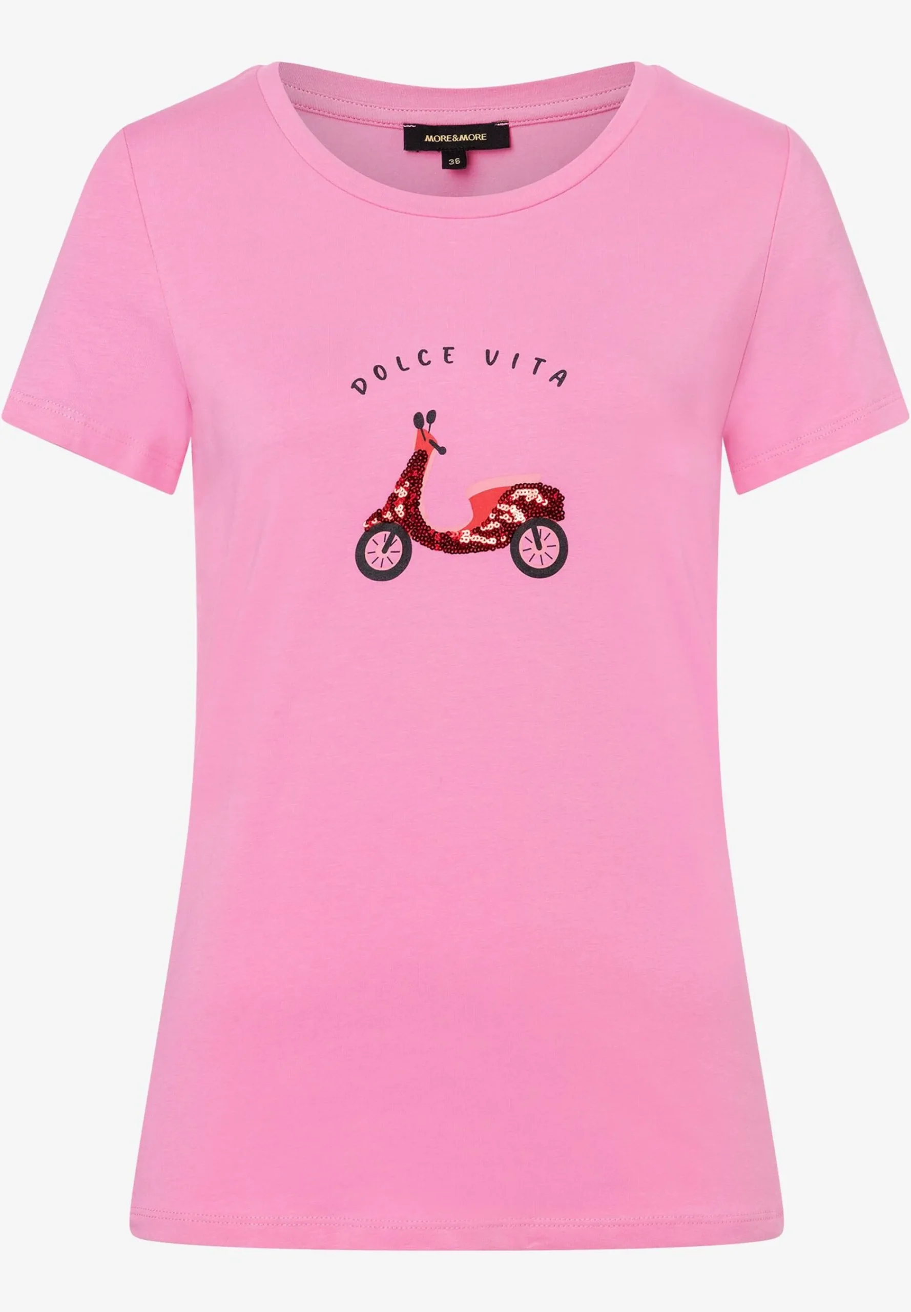 Clearance T-Shirt mit Pailletten-Roller, , Frühjahrs-Kollektion T-shirts - Tops