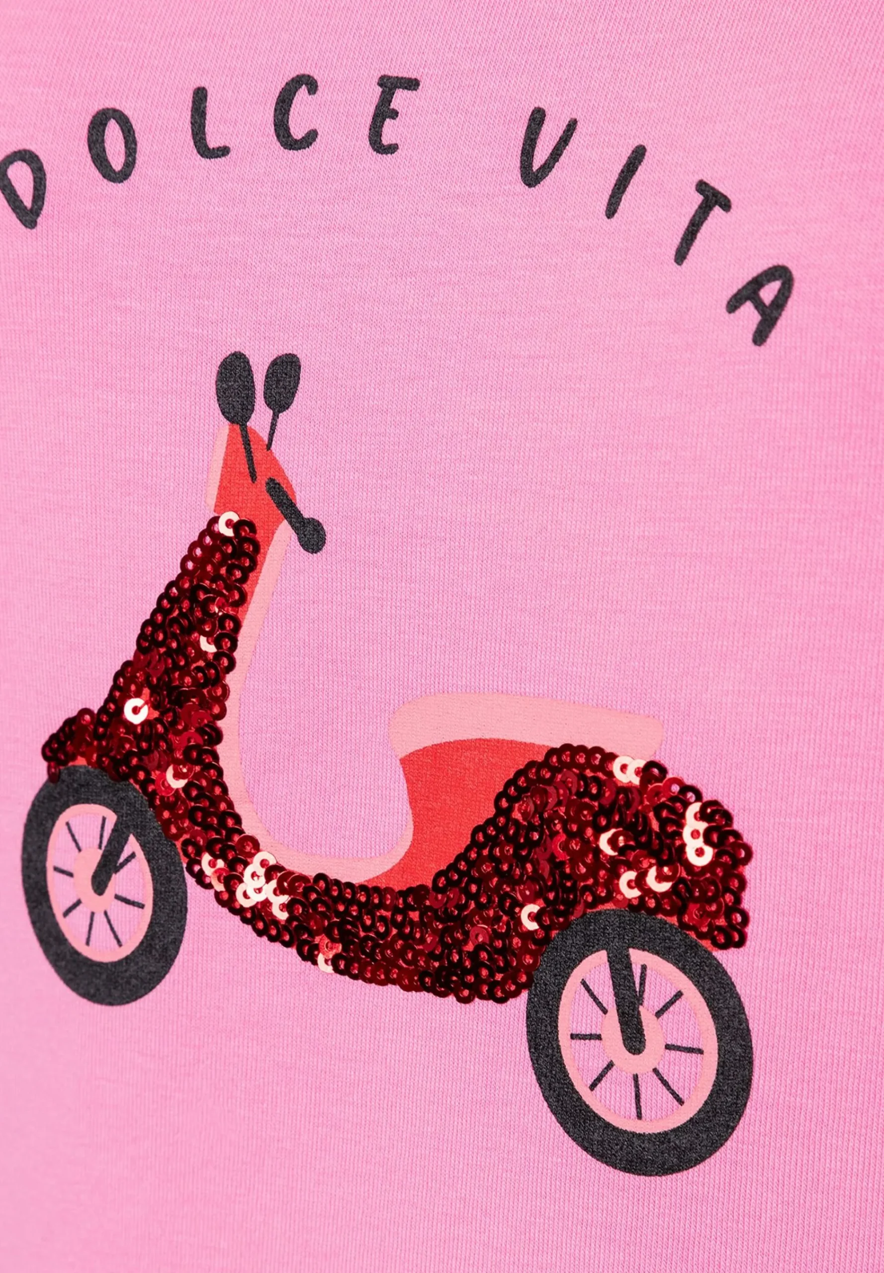 Clearance T-Shirt mit Pailletten-Roller, , Frühjahrs-Kollektion T-shirts - Tops