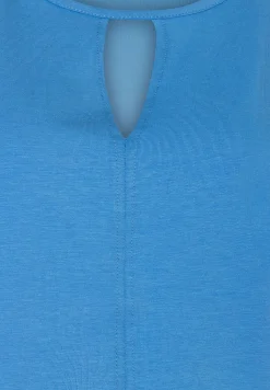 Clearance T-Shirt mit Schlitz, spring sky, Frühjahrs-Kollektion T-shirts - Tops