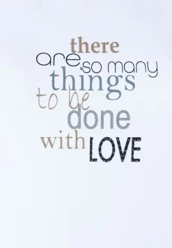 Online T-Shirt mit Schriftzug, weiß, Herbst-Kollektion T-shirts - Tops