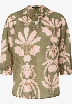 Online Tunikabluse, Ornament-Print, Sommer-Kollektion Blusen