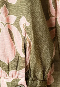 Online Tunikabluse, Ornament-Print, Sommer-Kollektion Blusen