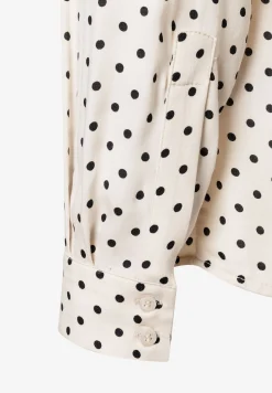 Outlet Tupfenbluse, /schwarz, Herbst-Kollektion Blusen