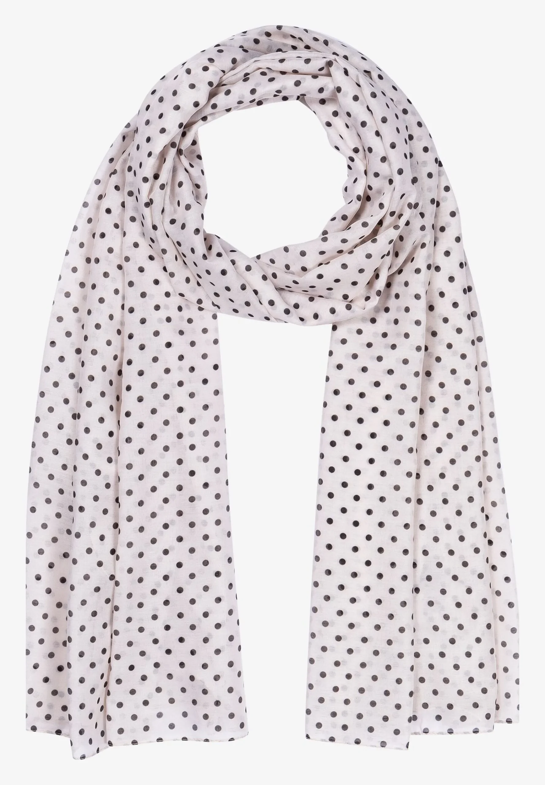 Fashion Tupfenschal, ecru/schwarz, Herbst-Kollektion Accessoires
