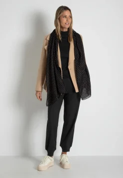 Clearance Tupfenschal, schwarz/ecru, Herbst-Kollektion Accessoires