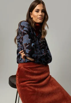 New Viskosebluse, Flowerprint, Winter-Kollektion Blusen