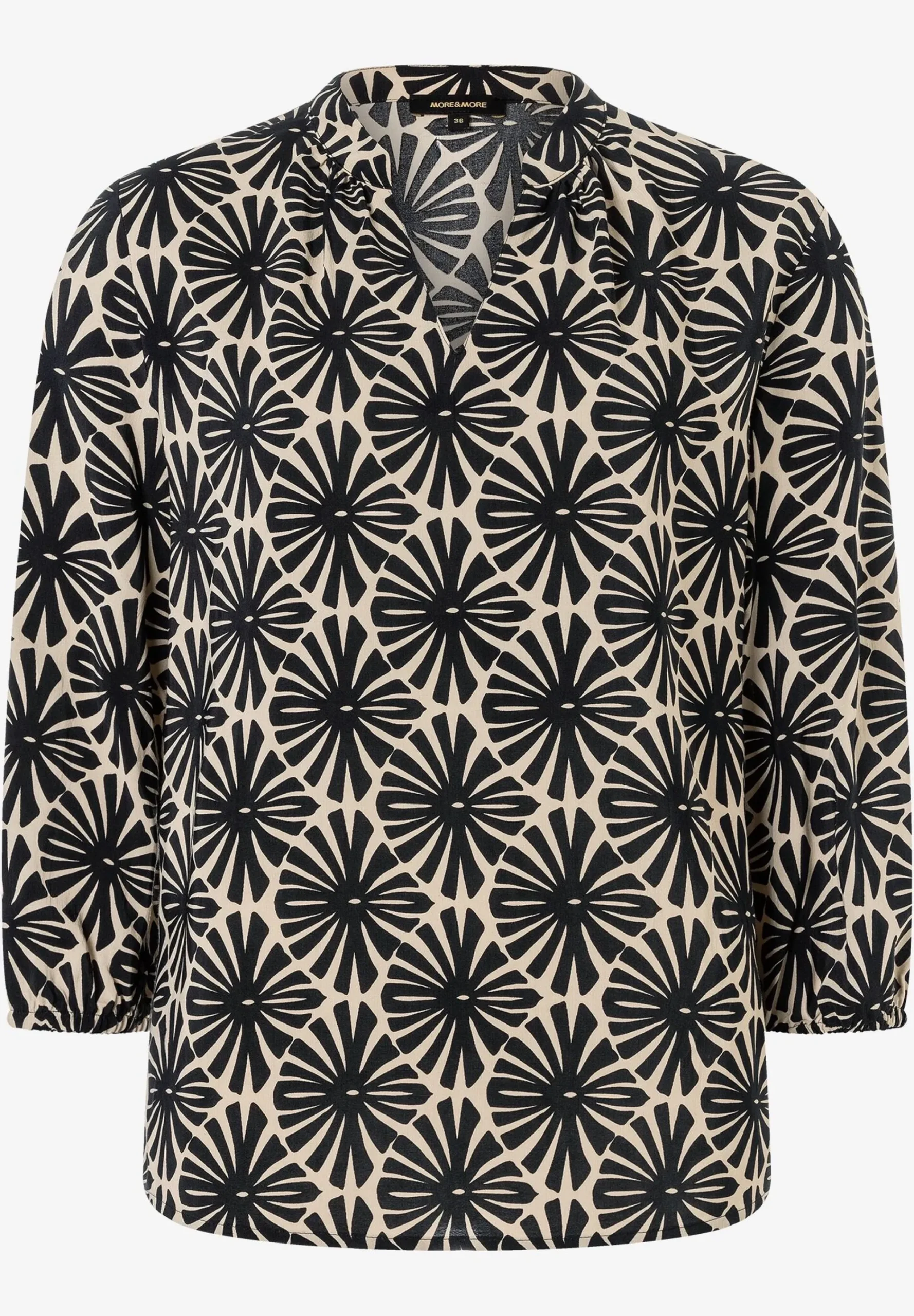 Online Viskosebluse, grafischer Print, Frühjahrs-Kollektion Blusen