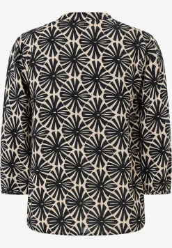 Online Viskosebluse, grafischer Print, Frühjahrs-Kollektion Blusen