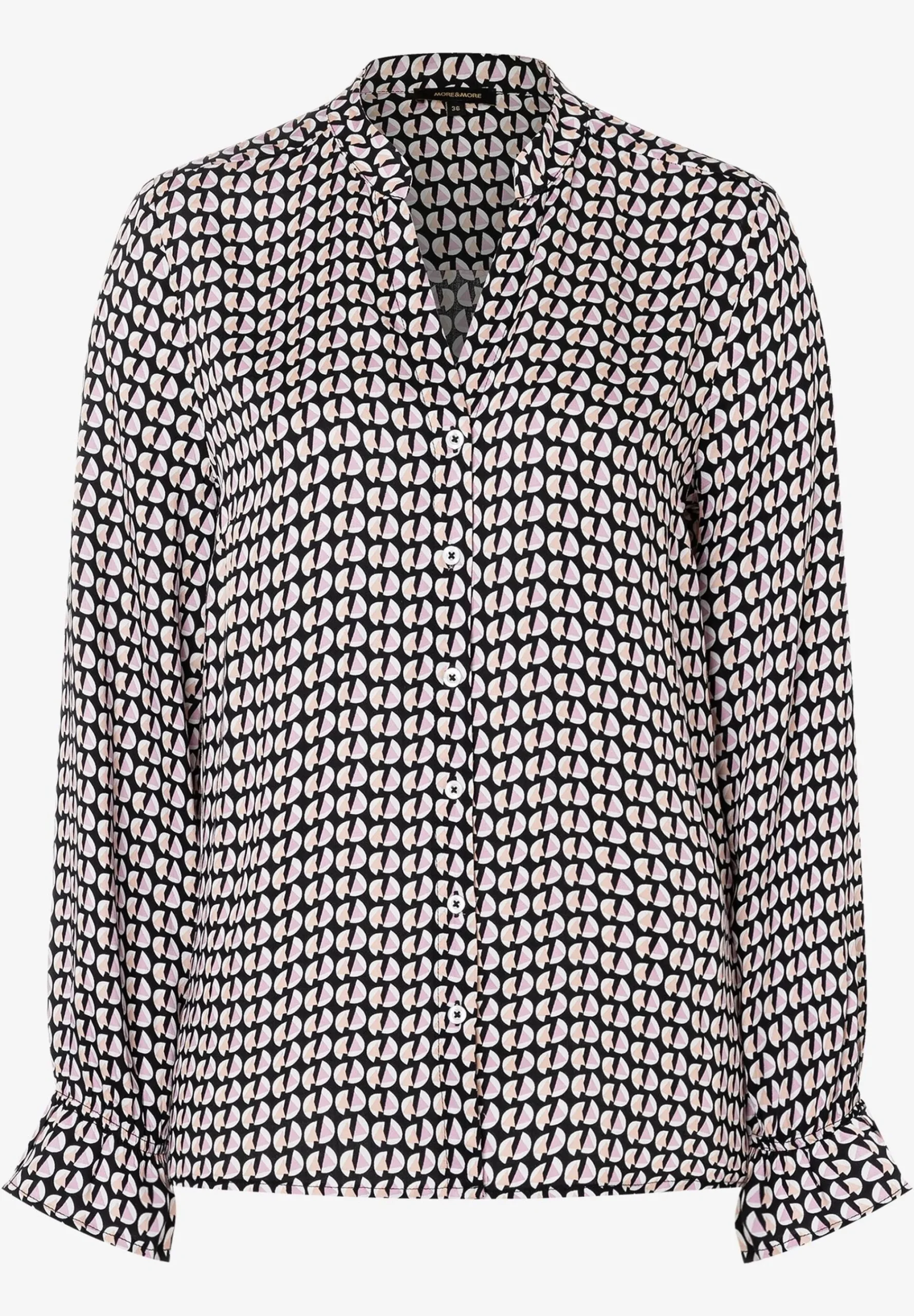 Fashion Viskosebluse, grafischer Print, Herbst-Kollektion Blusen
