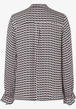 Fashion Viskosebluse, grafischer Print, Herbst-Kollektion Blusen