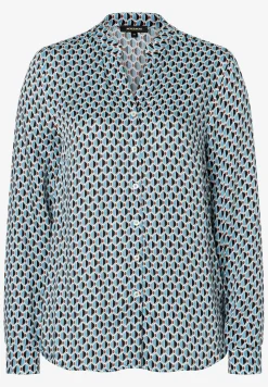 Hot Viskosebluse, grafischer Print, Winter-Kollektion Blusen