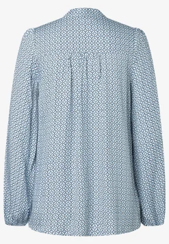 Hot Viskosebluse, grafischer Print, Frühjahrs-Kollektion Blusen