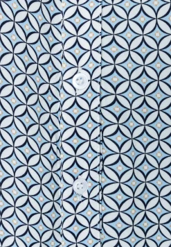 Hot Viskosebluse, grafischer Print, Frühjahrs-Kollektion Blusen