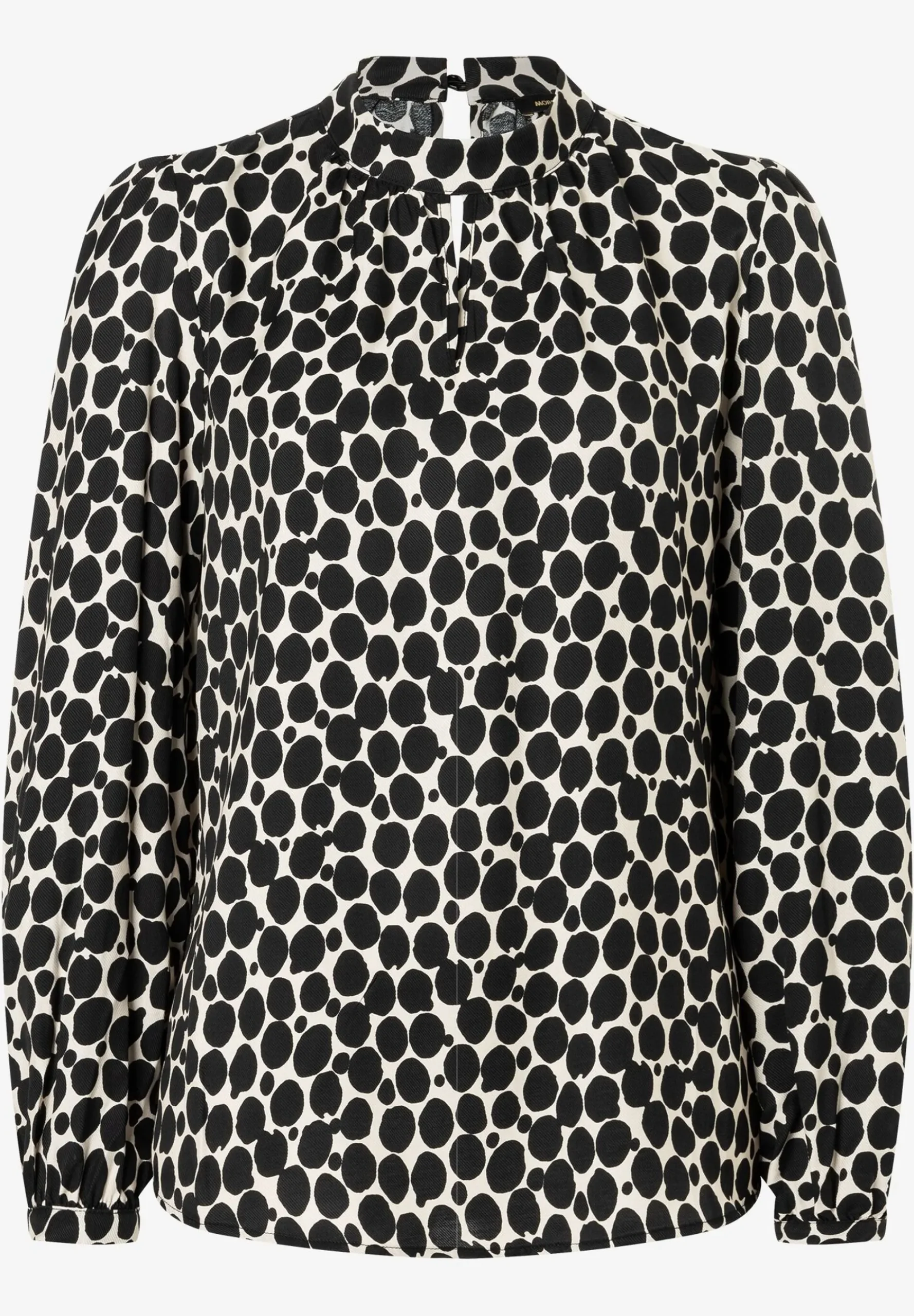Hot Viskosebluse, großer Tupfen-Print, Frühjahrs-Kollektion Blusen