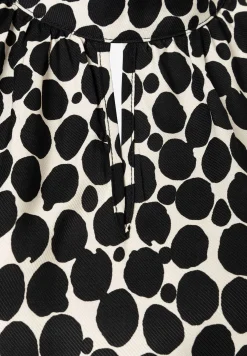 Hot Viskosebluse, großer Tupfen-Print, Frühjahrs-Kollektion Blusen