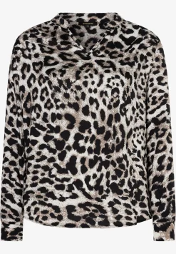 Discount Viskosebluse, Leoprint, Winter-Kollektion Blusen