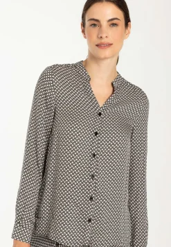 Discount Viskosebluse, Minimal-Print, Herbst-Kollektion Blusen