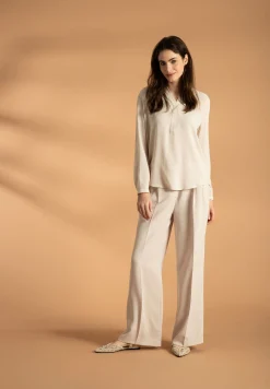 Hot Viskosebluse, powder creme, Frühjahrs-Kollektion Blusen