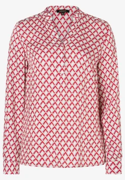 Discount Viskosebluse, rot/rosa/ecru, Herbst-Kollektion Blusen