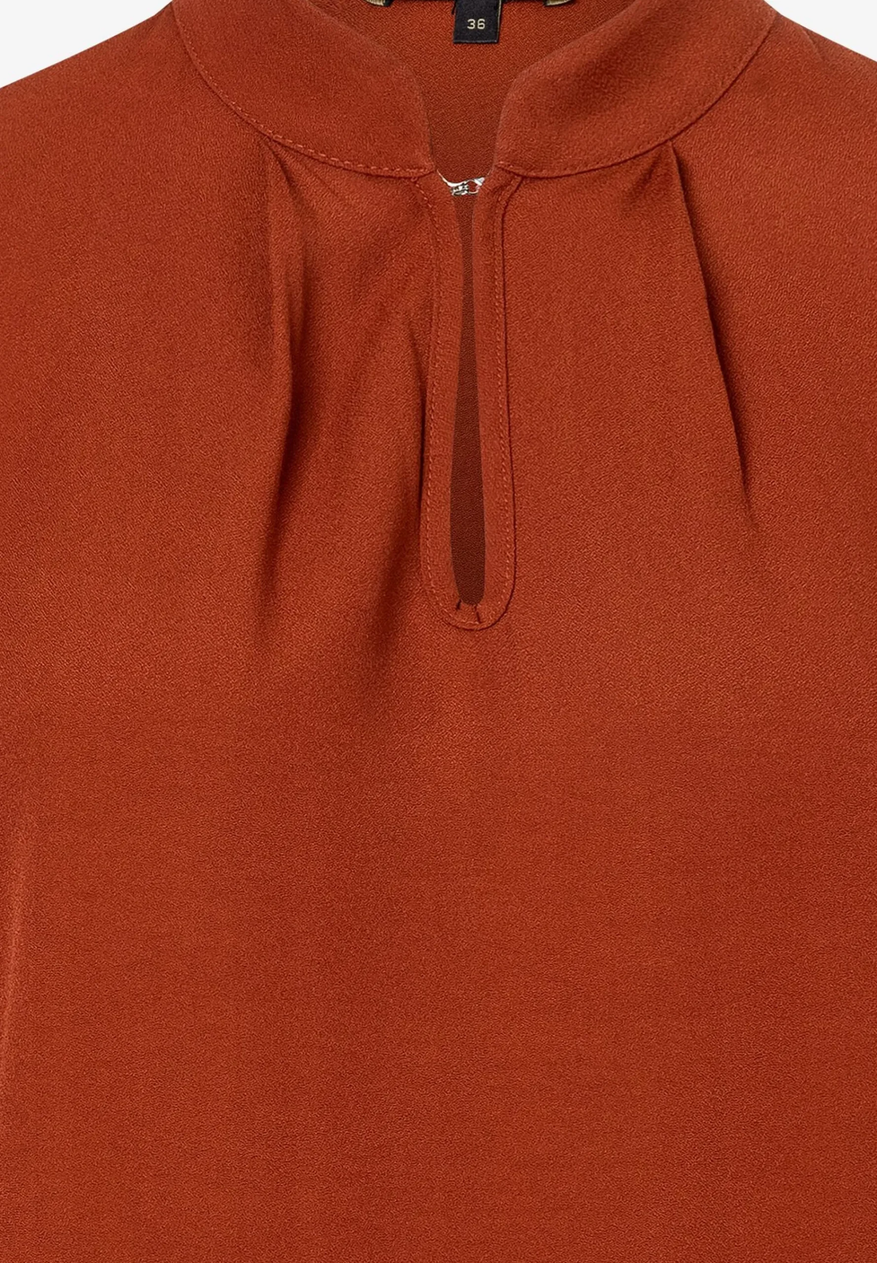 Hot Viskosebluse, rusty brown, Winter-Kollektion Blusen