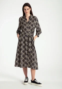 Sale Viskose-Kleid, Print, Frühjahrs-Kollektion Kleider - Jumpsuits